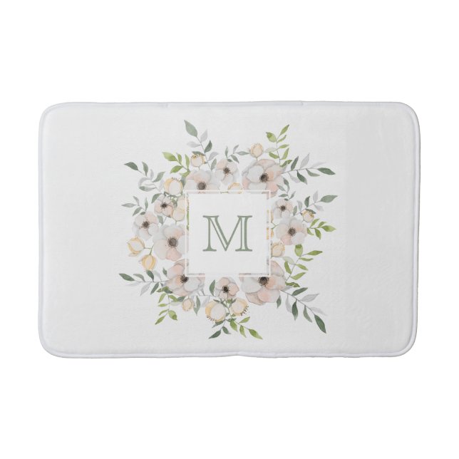 Ditt Monogram i nedre badmattor i Ram Badrumsmatta (Framsidan)