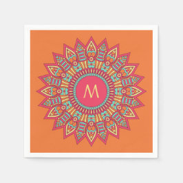 Ditt Monogram i pappra blöjor från Boho Ram Pappersservett