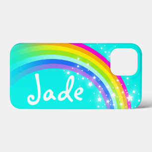 Ditt namn 4 brev rainbow aqua