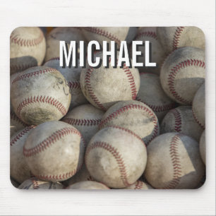 Ditt namn Anpassadet Baseball Artwork Musmatta