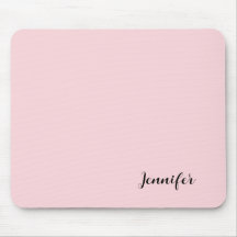 Ditt namn Anpassningsbar Pastel Rosa
