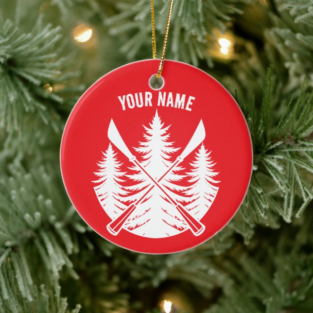 Ditt namn Anpassningsbar Sup Girl Julgransprydnad Keramik (Träd)