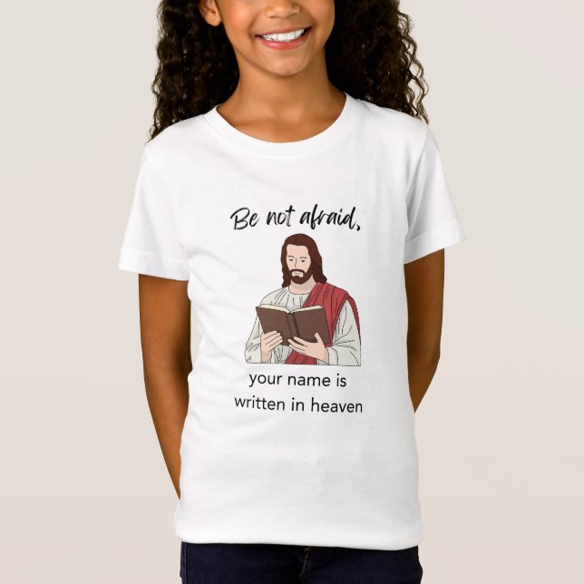 Ditt Namn är Skrivit i Himlen T Shirt (Framsida)