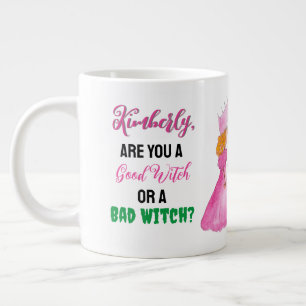 Ditt namn Bra Witch eller Bad Witch? Privat kaffe Jumbo Mugg