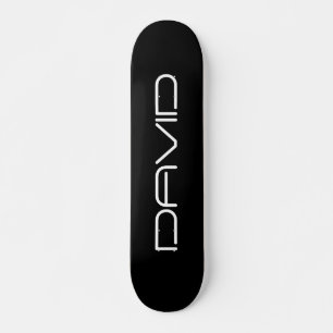 Ditt Namn Cool Stiliserad Anpassningsbar Text Mini Skateboard Bräda 18,5 Cm