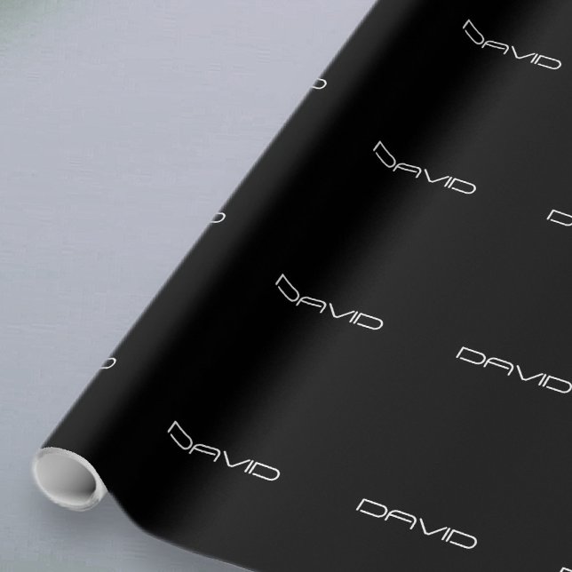 Ditt namn | Coola, formaterad Anpassade Text Presentpapper (Skapare uppladdad)