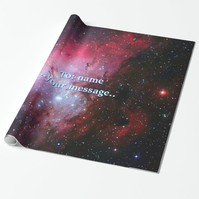 Ditt namn, Eagle Nebula, Intriguing Rymden Presentpapper (Utrullad)