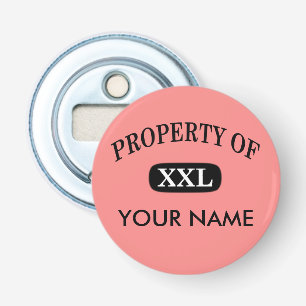 Ditt namn egendom på XXL Flasköppnare
