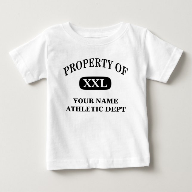 Ditt namn egendom på XXL T Shirt (Framsida)