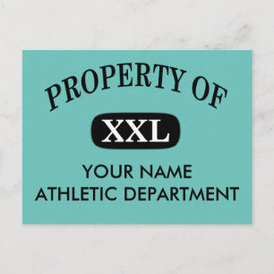 Ditt namn egendom på XXL Vykort