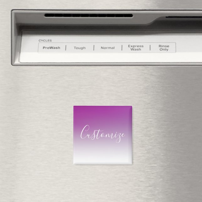 Ditt Namn | Elegant Skrift Magnet (In Situ (Dishwasher))