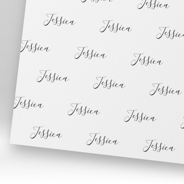 Ditt Namn | Elegant Skrift Presentpapper (Skapare uppladdad)