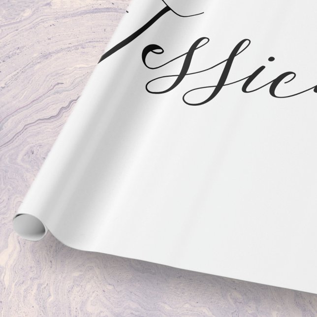 Ditt Namn | Elegant Skrift Presentpapper (Skapare uppladdad)