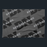 Ditt namn eller Business Namn | Modern Masculine G Kökshandduk<br><div class="desc">Anpassadets moderna monogramdesign.</div>