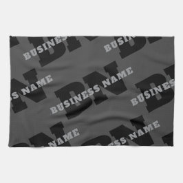 Ditt namn eller Business Namn | Modern Masculine G Kökshandduk