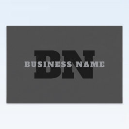 Ditt namn eller Business Namn | Modern Masculine G Mat Etiketter