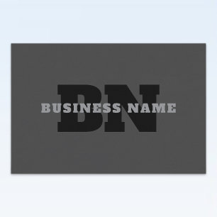 Ditt namn eller Business Namn Modern Masculine G Mat Etiketter