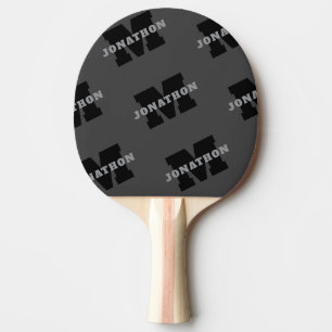 Ditt namn eller Business Namn Modern Masculine G Pingisracket