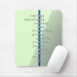 Ditt namn eller meddelande med Crosswords? Över gr Musmatta