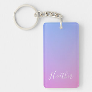 Ditt namn eller Ord Lila Rosa och blå övertoning