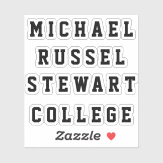 Ditt namn eller Text 4 Linjer Transparenta etikett