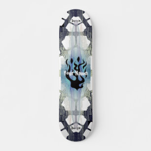 Ditt namn faller skateboard bräda 19,5 cm