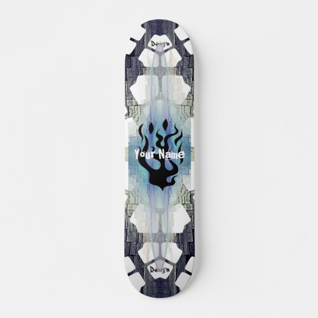 Ditt namn faller skateboard bräda 19,5 cm (Framsida)