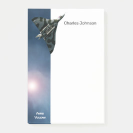 Ditt namn, flygplan, Avro Vulcan Post-it Block