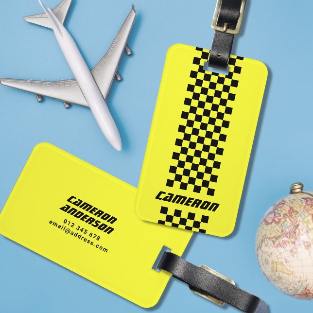 Ditt namn Fullständig Anpassningsbar Färg Kontroll Bagagebricka (Skapare uppladdad)