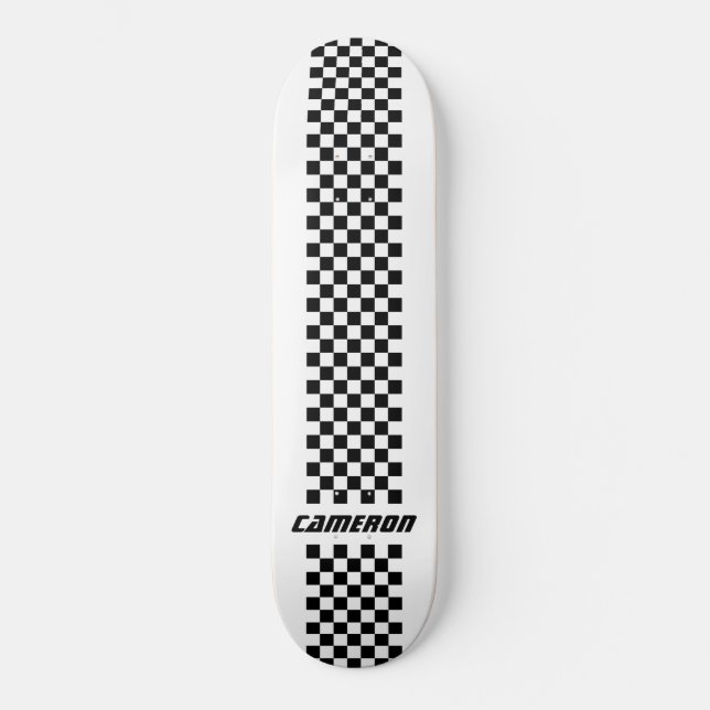 Ditt namn Fullständig Anpassningsbar Färg Kontroll Mini Skateboard Bräda 18,5 Cm (Framsida)