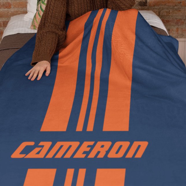 Ditt namn fullständigt Anpassningsbar Färg Tävla R Fleecefilt (Skapare uppladdad)