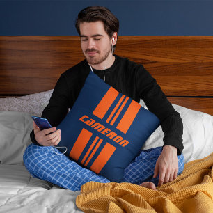 Ditt namn fullständigt Anpassningsbar Färg Tävla R Kudde