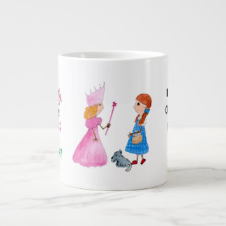 Ditt Namn God Häxa eller Ond Häxa? Personligt Kaff Jumbo Mugg