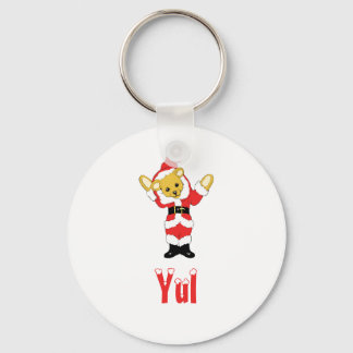 Ditt namn här! Anpassningsbar Brev Y Nalle Santas Nyckelring