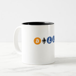 Ditt namn har skrivits i populär kryptocurrency lo Två-Tonad mugg