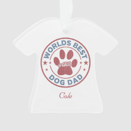 Ditt namn Hund Pappa Akita Ugly Sweater