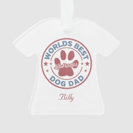 Ditt namn Hund Pappa Labrador Ugly Sweater