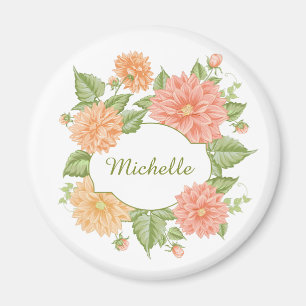Ditt namn i en Flower Ram-magnet Magnet