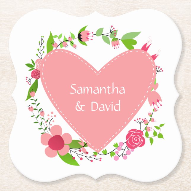 Ditt namn i ett pappert underlägg i hjärtat (Framsida)