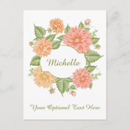 Ditt namn i ett vykort för Flower Ram anpassningsb