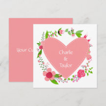 Ditt namn i hjärt-anpassningsbar-inbjudningar