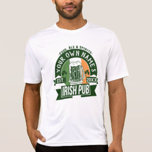 Ditt namn irländsk st patricks day för tröja
