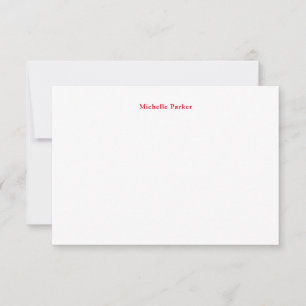 Ditt namn - minimalistisk modern tack kort