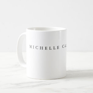 Ditt namn - Minimalistisk Professionell Modern Kaffemugg