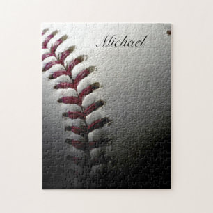 Ditt namn nära Baseball - Idrottskonst Pussel