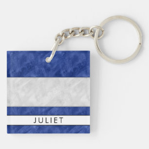 Ditt namn + Nautical Signal Flagga J Juliet