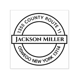 Ditt namn och Adress Självfärgande Stämpel