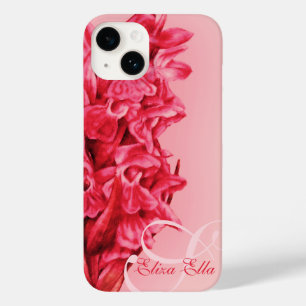 Ditt namn Orchid blommigt Red rosa