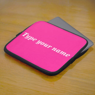 Ditt Namn på Rosa Laptopfodral Laptop Fodral