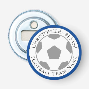 Ditt namn plus fotbollsteamet Namn Flasköppnare